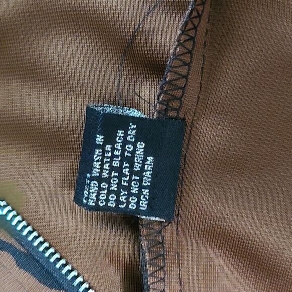 Lisa International Womens Jacket Multicolor Size PM Polyester Blend Stretch Zip - Picture 7 of 12